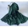 Silke Accessories - Silke tørklæde - Mørk grøn, 90x180 cm